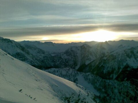 Die Sonne steht schon tief