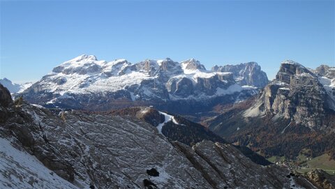 Sellastock, Langkofel und Sassongher