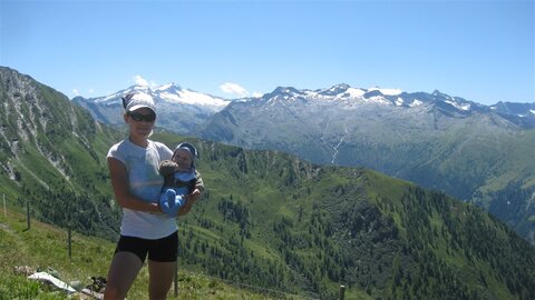 Hochalmspitze und Ankogel, davor der Keeskogel