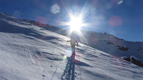 Endlich der Sonne entgegen