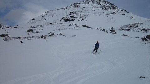 Unten wieder Schneesuche