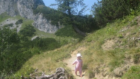 Bergsteigerin