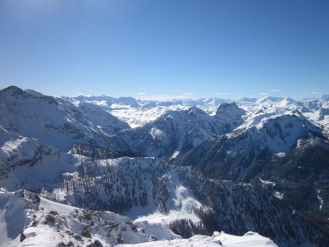 Was für ein Ausblick - nach Süden...