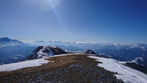 Föhnwalze im Süden