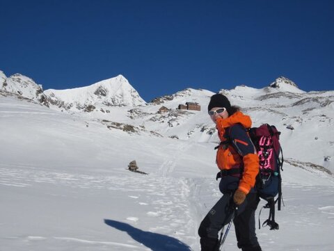 Endlich in der Sonne - Defreggerhaus und Rainer Horn