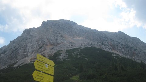 Rückblick Abstiegsweg