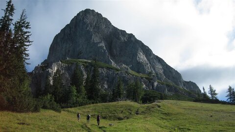 Das Ziel, direkt vor uns der Südgrat