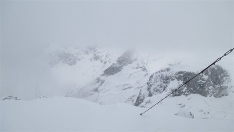 Die Wermutschneid schimmert kurz durch