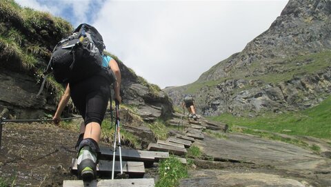 Neuer Steig zur Schwarzenberghütte