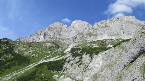 Ungewöhnlicher Blick auf den Werfener Hochthron