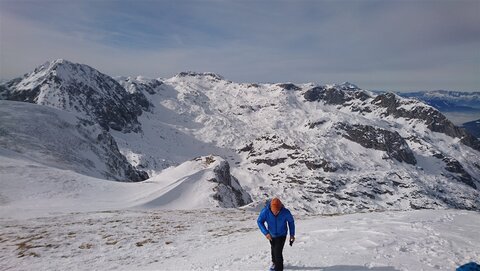 Blick zu Fritzer-, Bleikogel und Laufener Hütte