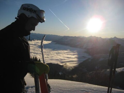 Sonnenaufgang am Gipfel