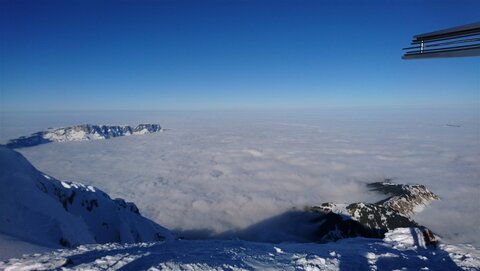 Der Untersberg schaut raus