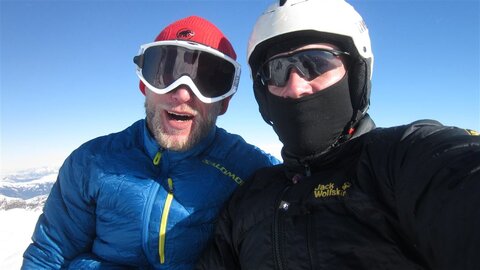 Windchill am Gipfel