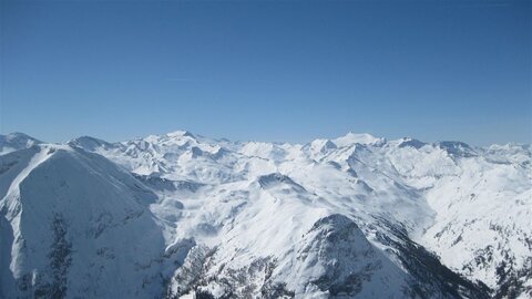 Nochmal das Panorama - Hochalm und Ankogel