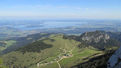 Tiefblick - unten geht's schon zu