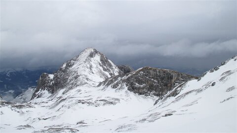 ... kurz darauf wieder klar, im Süden dunkel