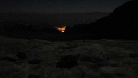 Huaraz leuchtet im Tal