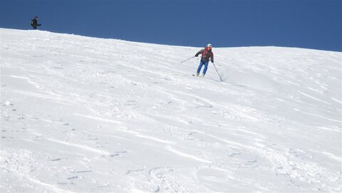 Erstes mal seit langem auf Ski