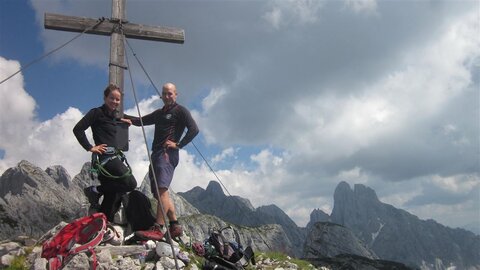 Blick auf den Gosaukamm