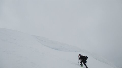 Wechte kurz vor dem Gipfel