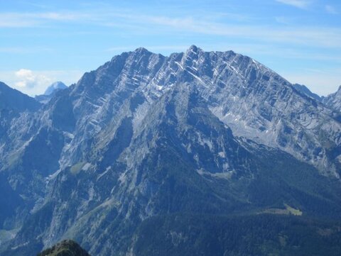 König Watzmann schaut rüber