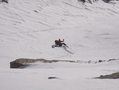 Fellabfahrt in Bruchharsch um meinen dr**sa* fi**** Helm wieder zu holen, der sich vertschüsst hatte