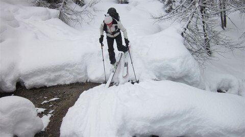 Wenig Schnee