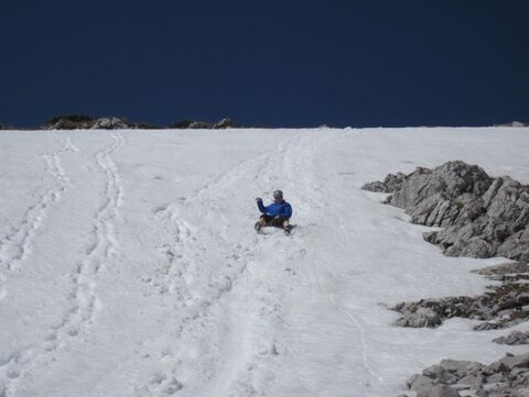 Schwuler Snow Surfer