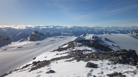 Leerer Gletscher