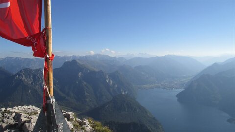 Einmal mehr, diesmal Blick auf den Dachstein