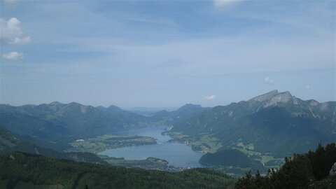 Wieder ein neuer Blick auf den Wolfgangsee