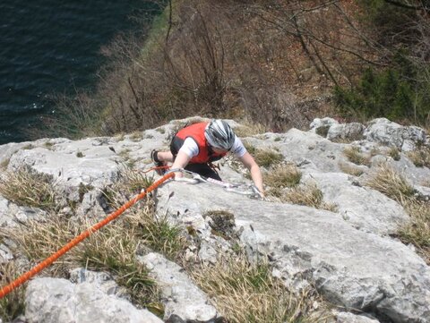 Uwe ohne Kletterschuhe