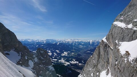 Bekannter Ausblick, heute wieder mal perfekt