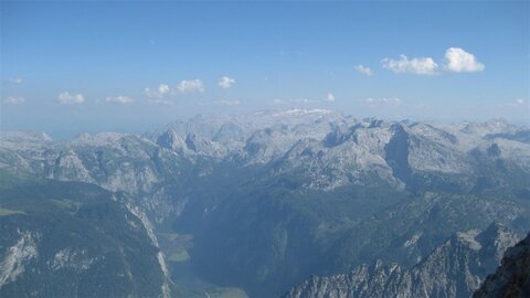 In der Ferne der Hochkönig und das Steinerne Meer