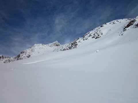 Da ist sie schon, die Wildspitze