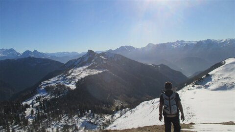 Am Dürlstein, Blick zum Hochwieskopf...