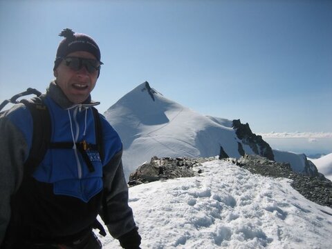 Allalinhorn vom Feechopf - Schon ganz schön fertig