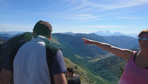 Roli und Marina mit Dachstein