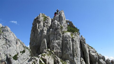 Abstieg vom 2. Turm