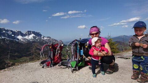 Gipfeljause mit Ausblick