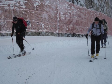 Wenn auch nur auf der Piste