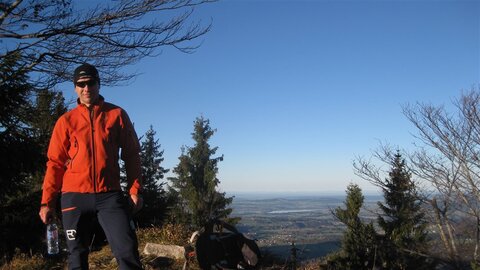 Am Gipfel des Schwarzenbergs