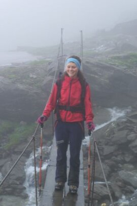 Regen, Regen, Regen - kurz vor der Schwarzenberghütte