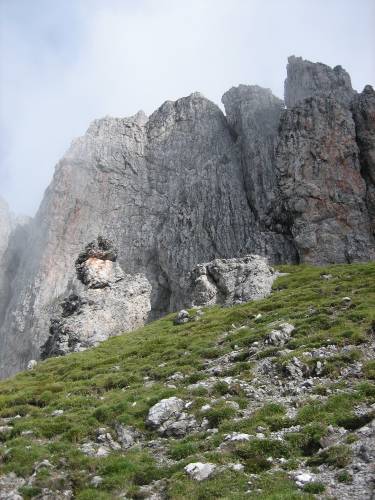 Unser erstes Ziel! - Der Grandlspitz Klettersteig