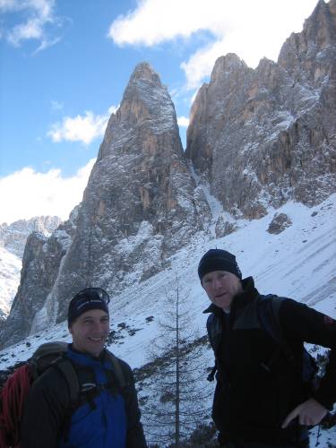 Der Einserkofel nach dem Felssturz