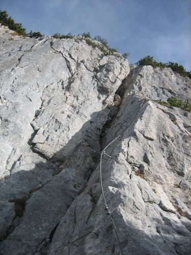 Der Klettersteig - kurz und leicht