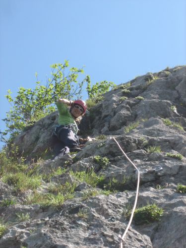 Angelique steigt vor